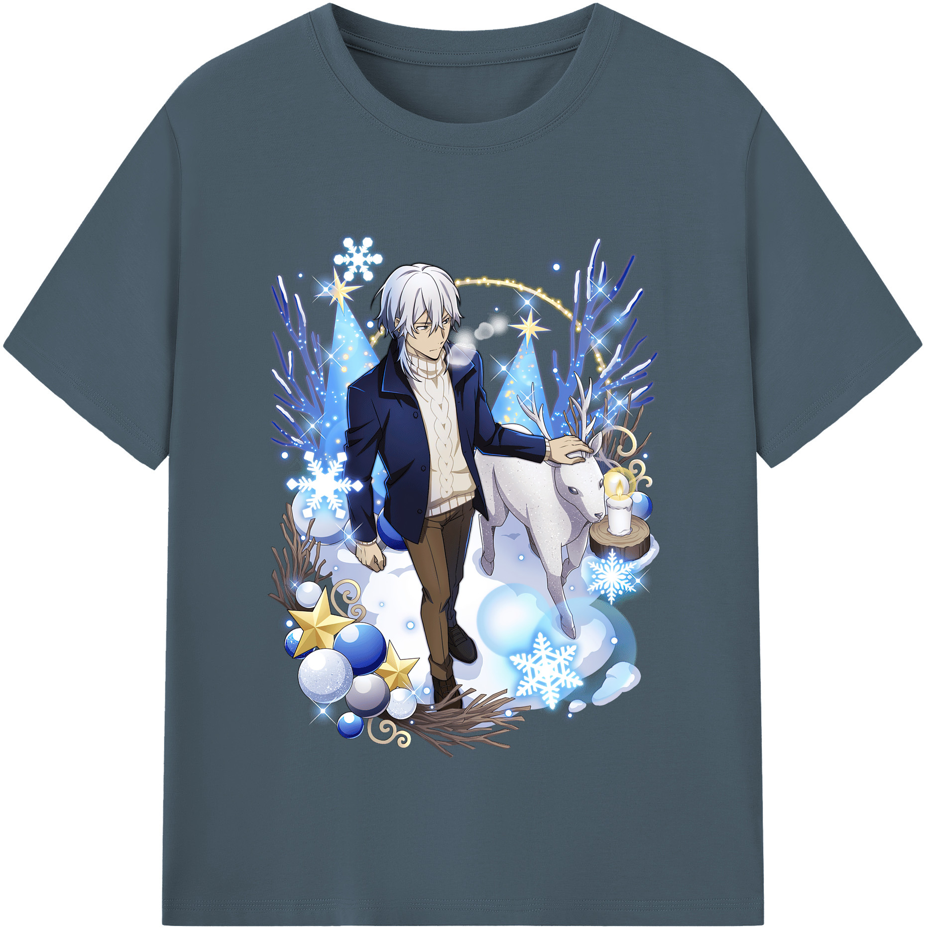 （画像用） 文豪ストレイドッグス Bungo Stray Dogs 綿100％半袖Tシャツ（フロントプリント）